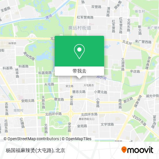 杨国福麻辣烫(大屯路)地图