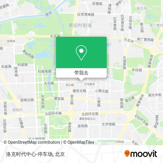 洛克时代中心-停车场地图