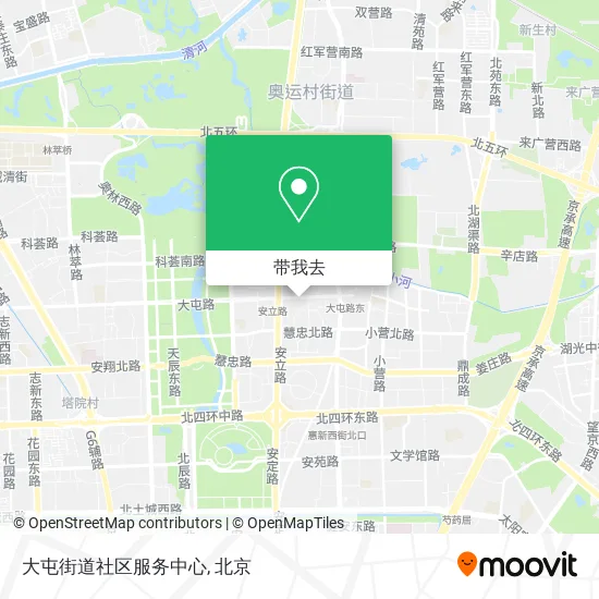 大屯街道社区服务中心地图