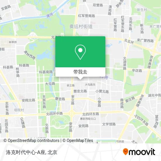 洛克时代中心-A座地图