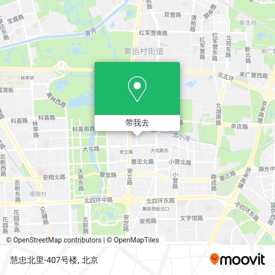 慧忠北里-407号楼地图