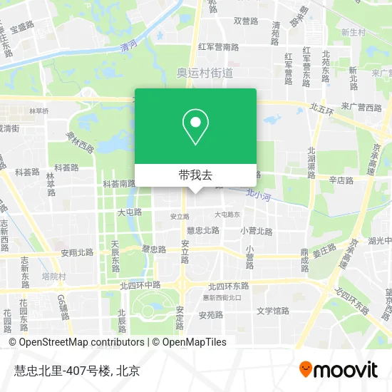 慧忠北里-407号楼地图