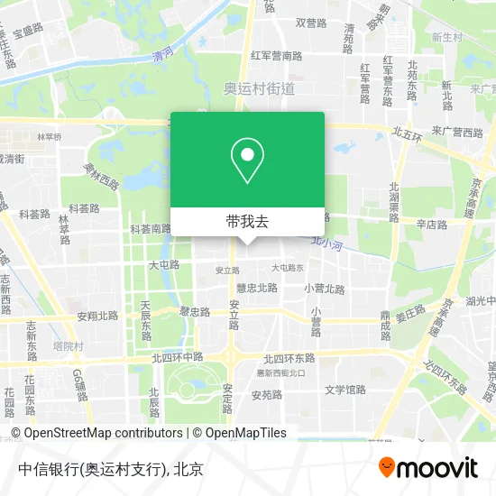 中信银行(奥运村支行)地图