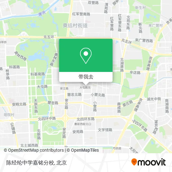 陈经纶中学嘉铭分校地图
