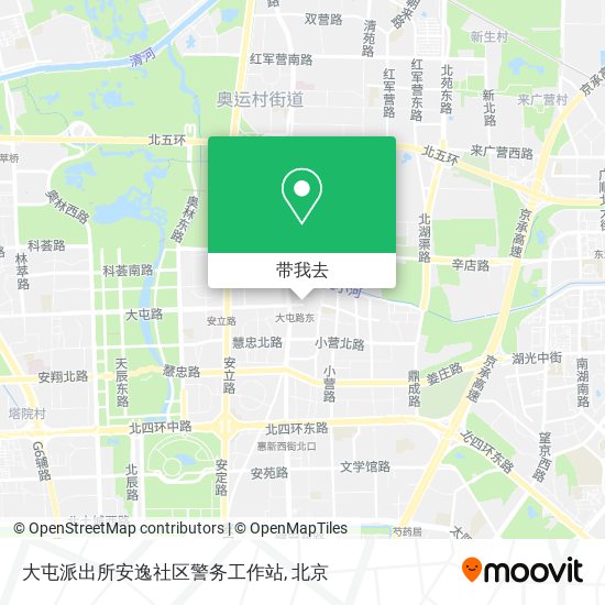 大屯派出所安逸社区警务工作站地图
