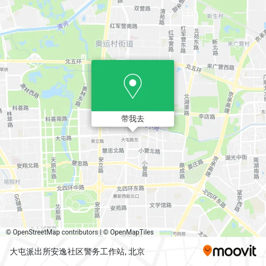 大屯派出所安逸社区警务工作站地图