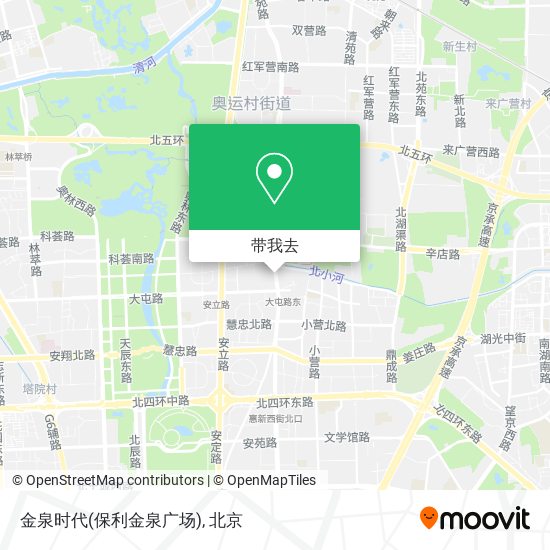 金泉时代(保利金泉广场)地图