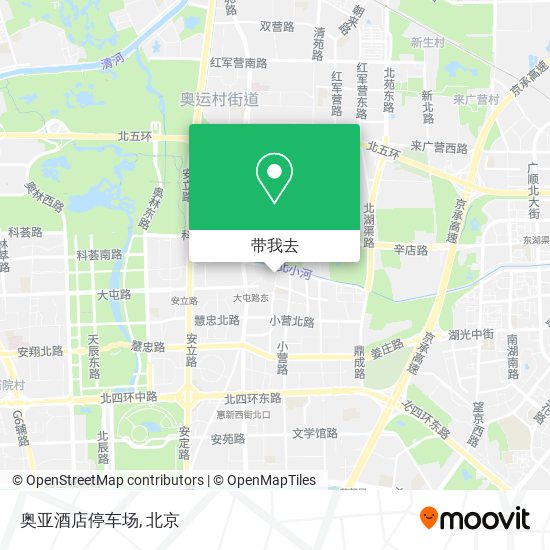 奥亚酒店停车场地图