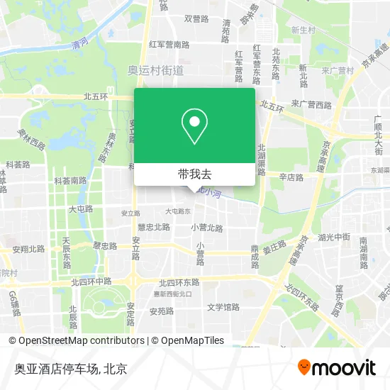 奥亚酒店停车场地图