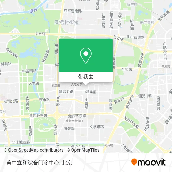 美中宜和综合门诊中心地图