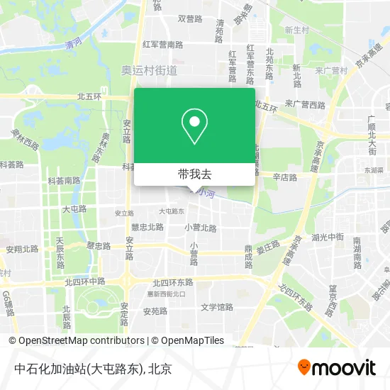 中石化加油站(大屯路东)地图