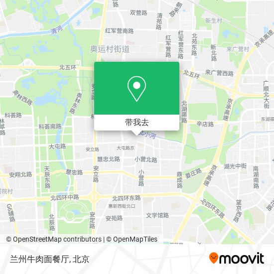 兰州牛肉面餐厅地图