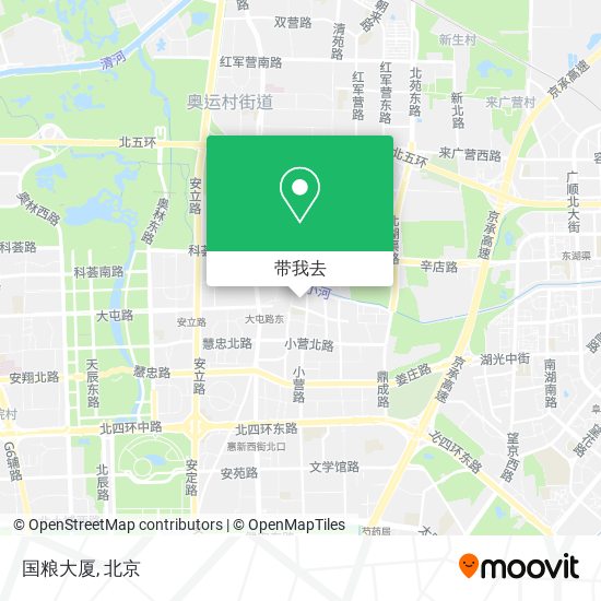 国粮大厦地图