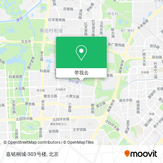 嘉铭桐城-303号楼地图