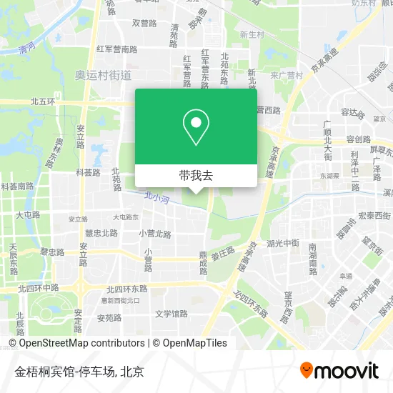 金梧桐宾馆-停车场地图