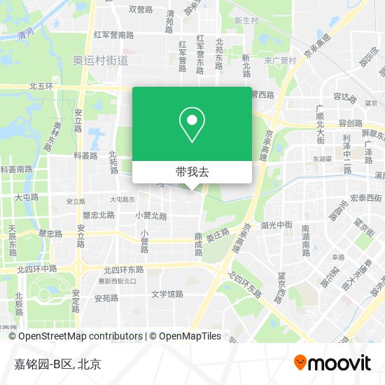嘉铭园-B区地图