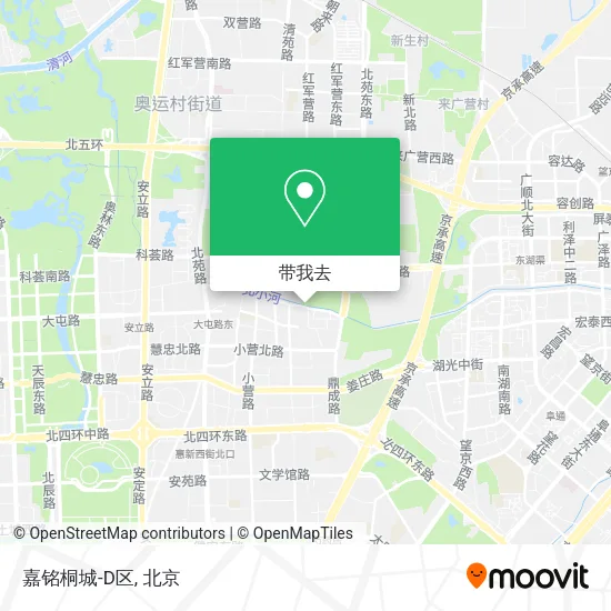 嘉铭桐城-D区地图