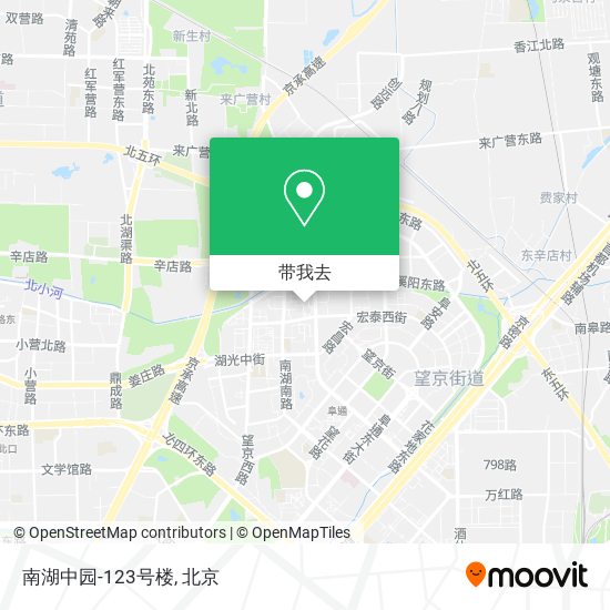南湖中园-123号楼地图