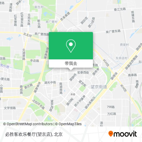 必胜客欢乐餐厅(望京店)地图