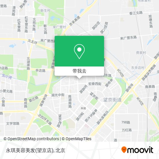 永琪美容美发(望京店)地图