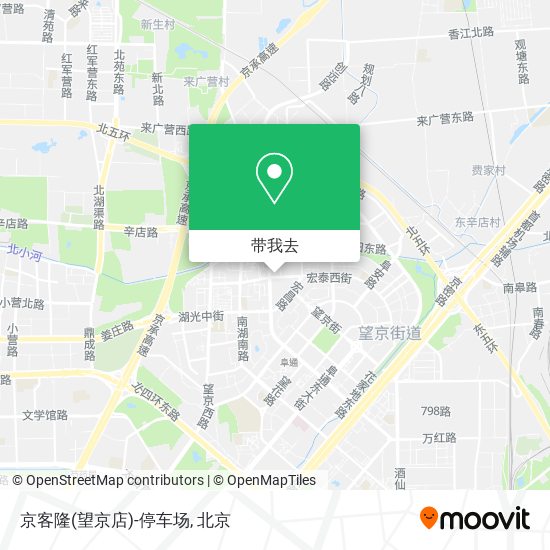 京客隆(望京店)-停车场地图