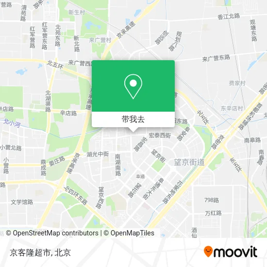 京客隆超市地图