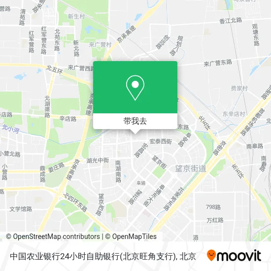 中国农业银行24小时自助银行(北京旺角支行)地图