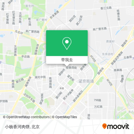 小杨香河肉饼地图