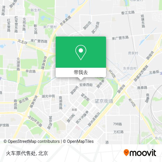 火车票代售处地图