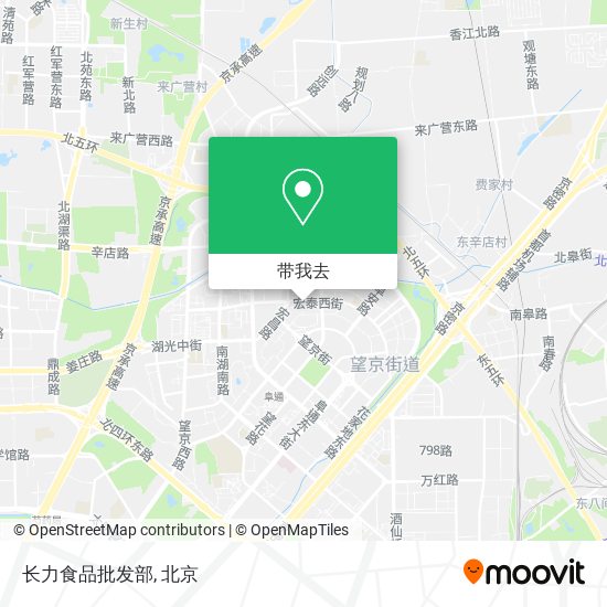 长力食品批发部地图