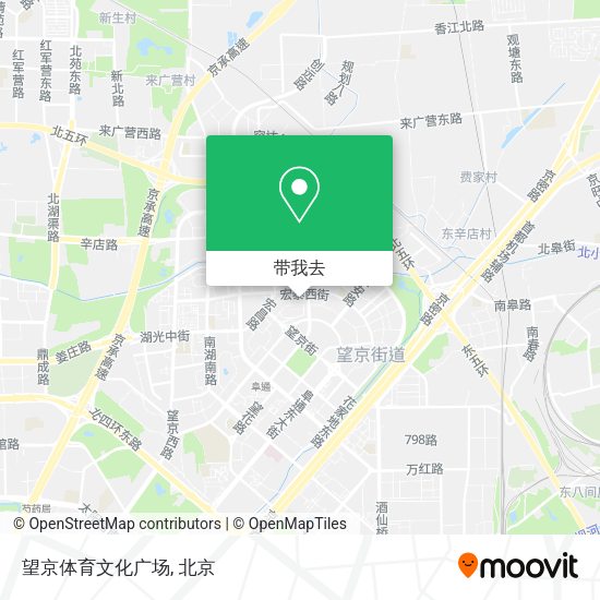 望京体育文化广场地图