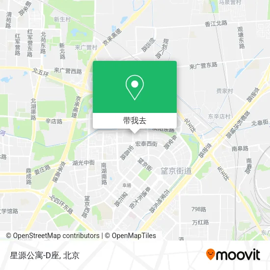 星源公寓-D座地图