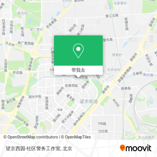 望京西园-社区警务工作室地图