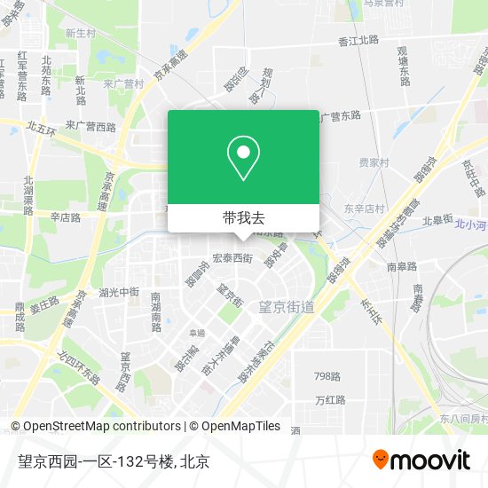望京西园-一区-132号楼地图