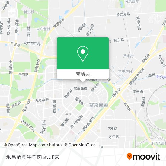 永昌清真牛羊肉店地图