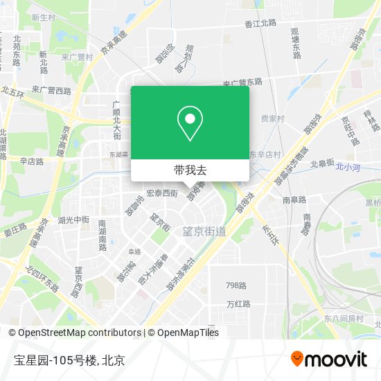 宝星园-105号楼地图