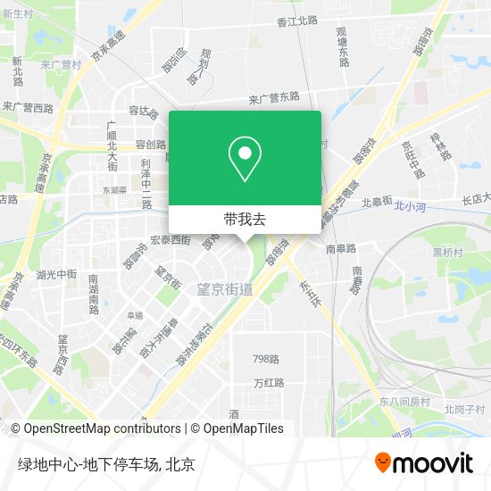 绿地中心-地下停车场地图