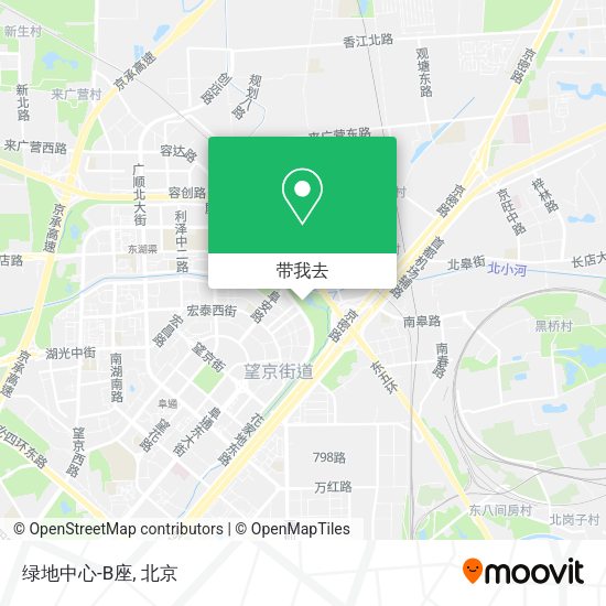 绿地中心-B座地图