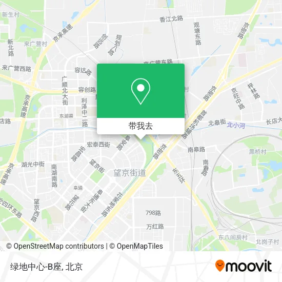 绿地中心-B座地图