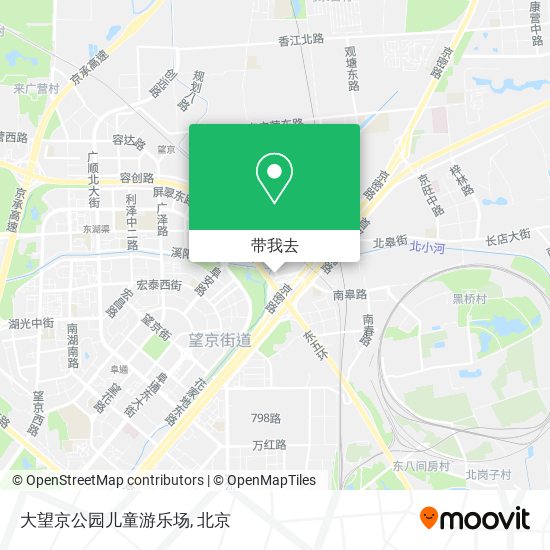 大望京公园儿童游乐场地图