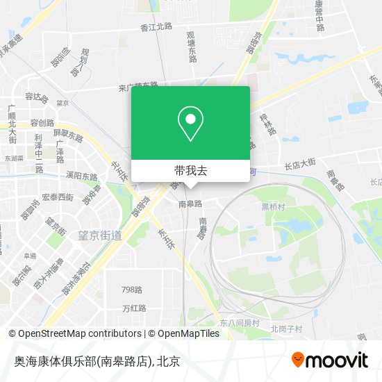 奥海康体俱乐部(南皋路店)地图
