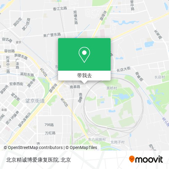 北京精诚博爱康复医院地图