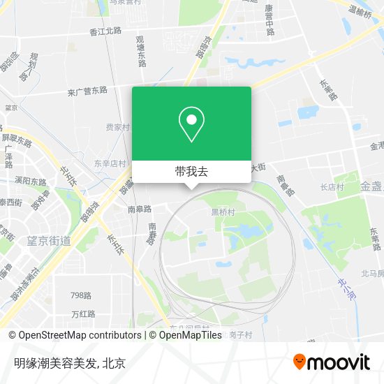 明缘潮美容美发地图