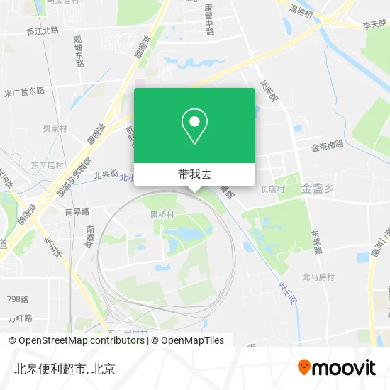 北皋便利超市地图