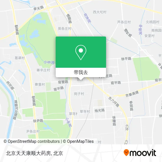 北京天天康顺大药房地图