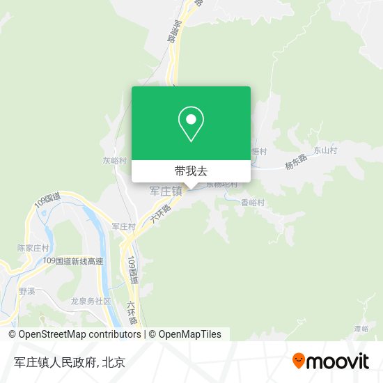 军庄镇人民政府地图