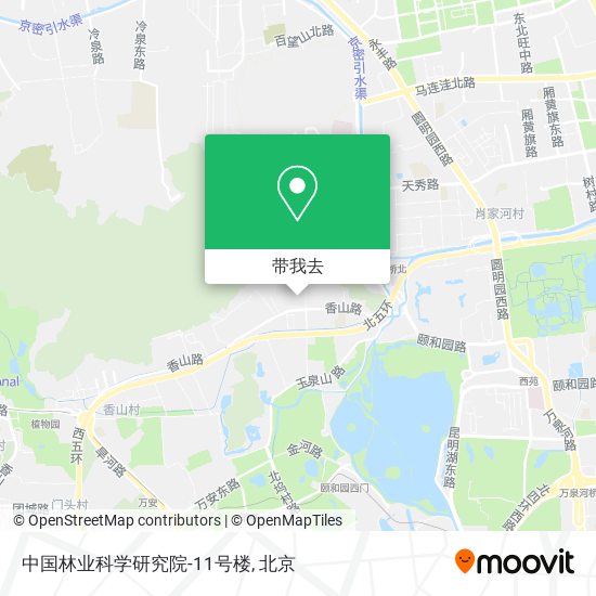 中国林业科学研究院-11号楼地图