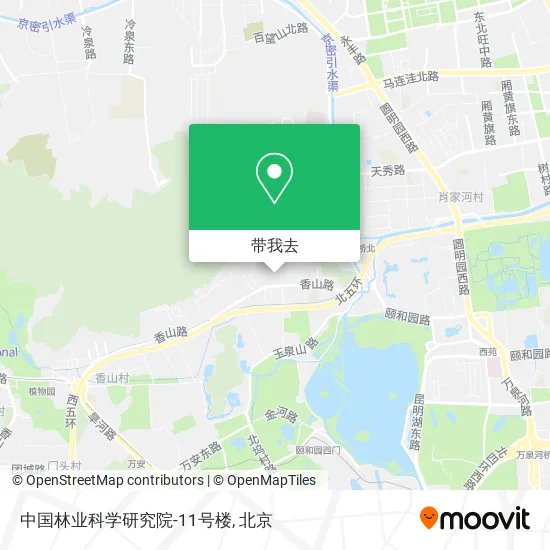 中国林业科学研究院-11号楼地图