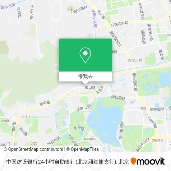 中国建设银行24小时自助银行(北京厢红旗支行)地图