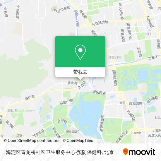 海淀区青龙桥社区卫生服务中心-预防保健科地图